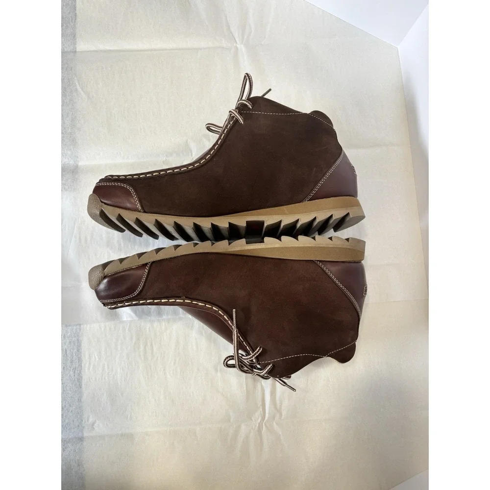 Steve Madden Leather Chukka Boots Brown Lace Casual Mens Size 12